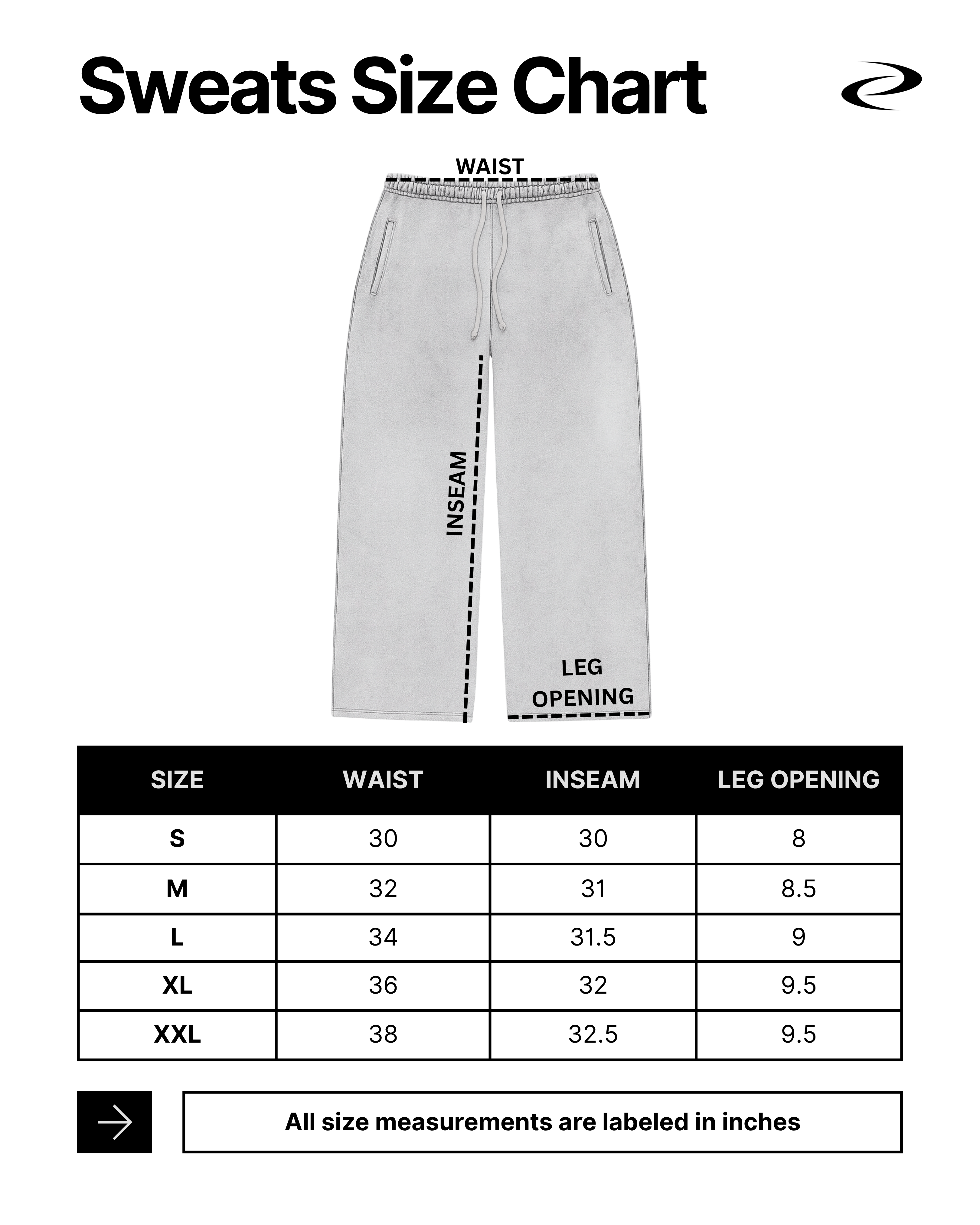 Blank Open Leg Fleece Sweatpants